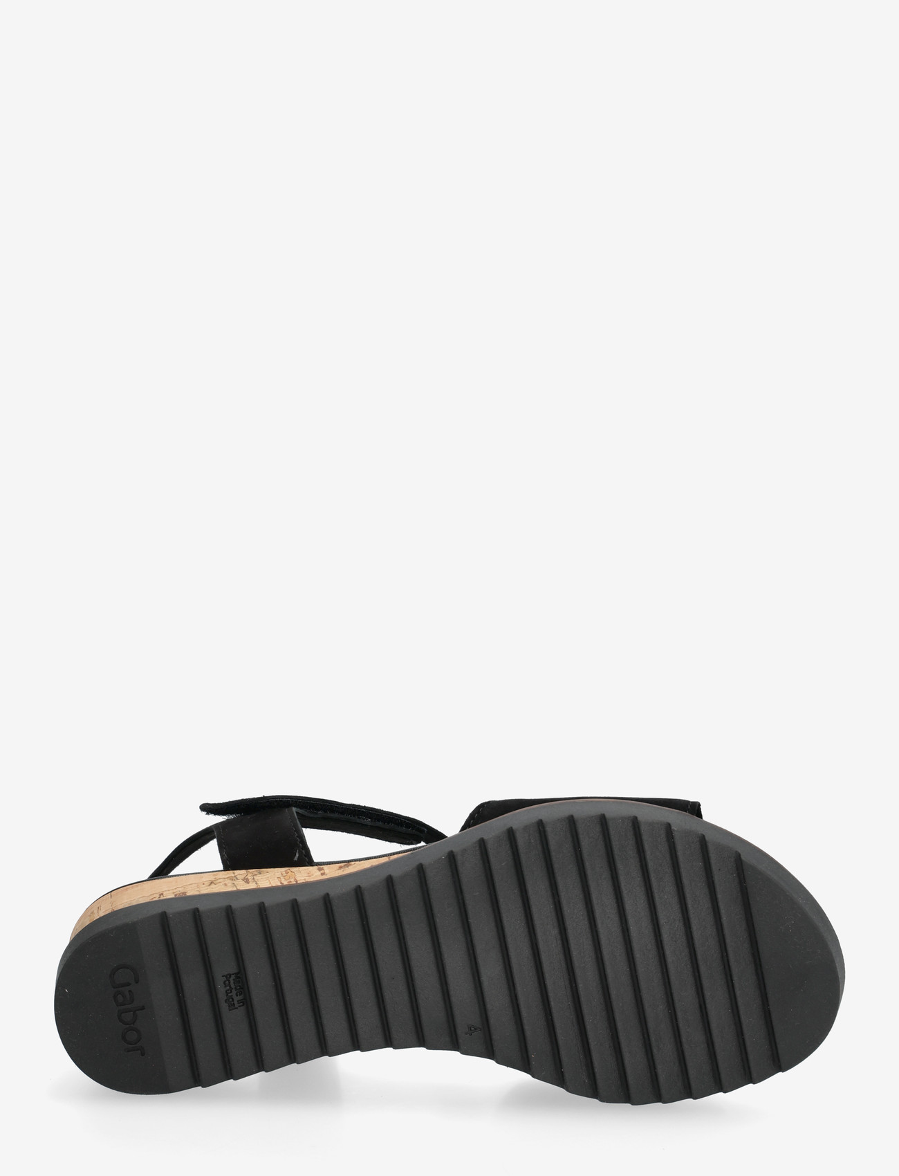 Gabor - Wedge sandal - kilehæle - black - 4