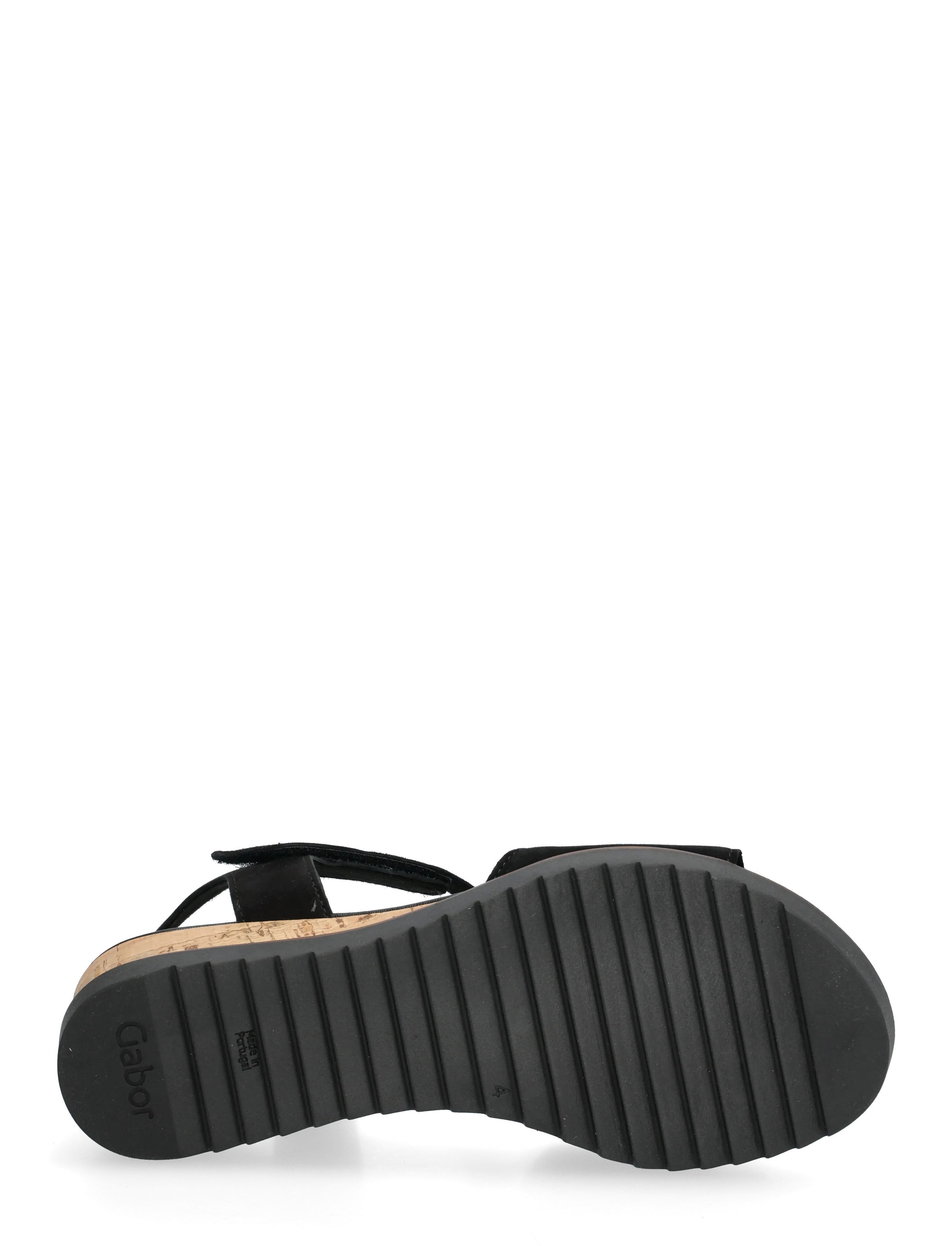 Gabor - Wedge sandal - kilehæl - black - 4