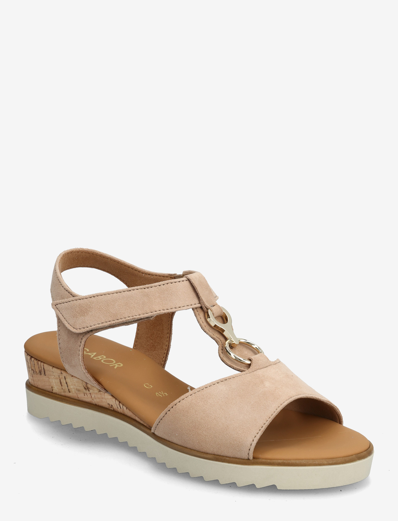 Gabor - Wedge sandal - kilehæle - sand - 0