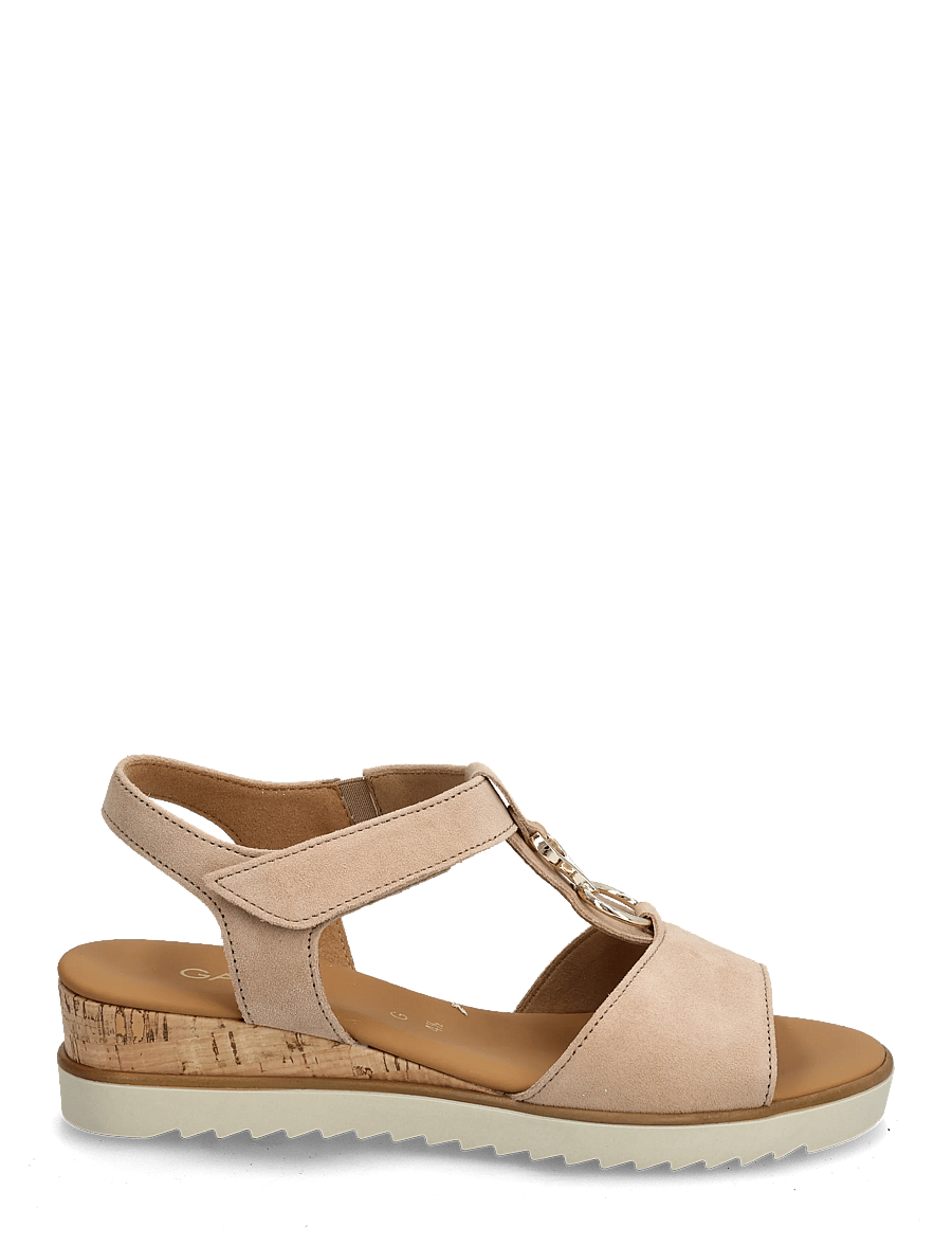 Gabor - Wedge sandal - keilabsatz schuhe - sand - 1