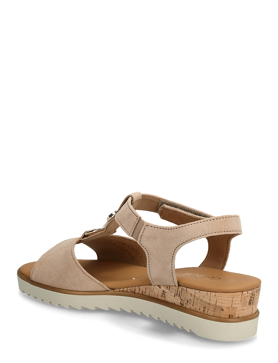 Gabor - Wedge sandal - keilabsatz schuhe - sand - 2