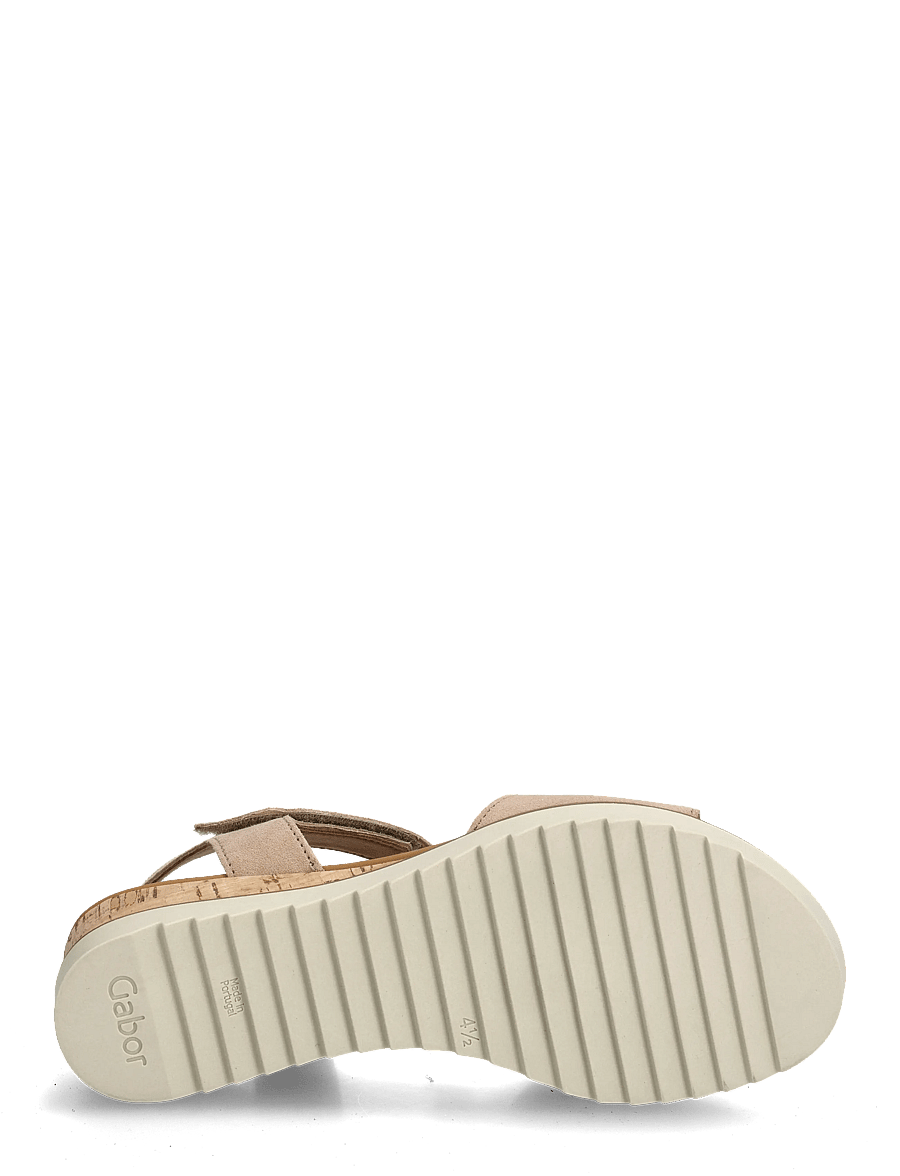 Gabor - Wedge sandal - keilabsatz schuhe - sand - 4