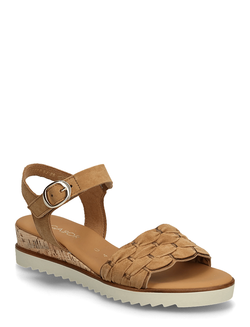 Gabor - Wedge sandal - sandaletten - cognac - 0