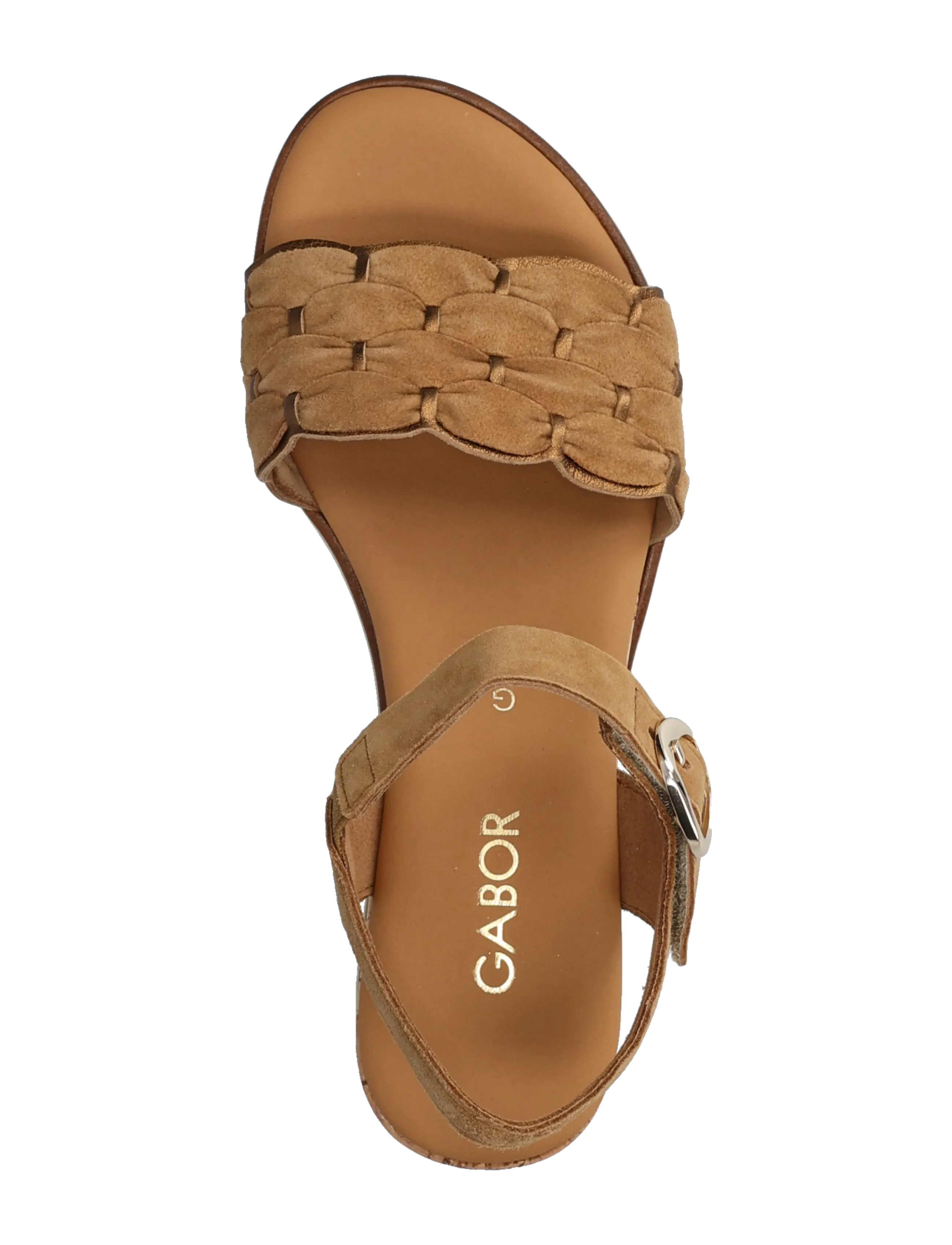 Gabor - Wedge sandal - lahtised kontsakingad - cognac - 3