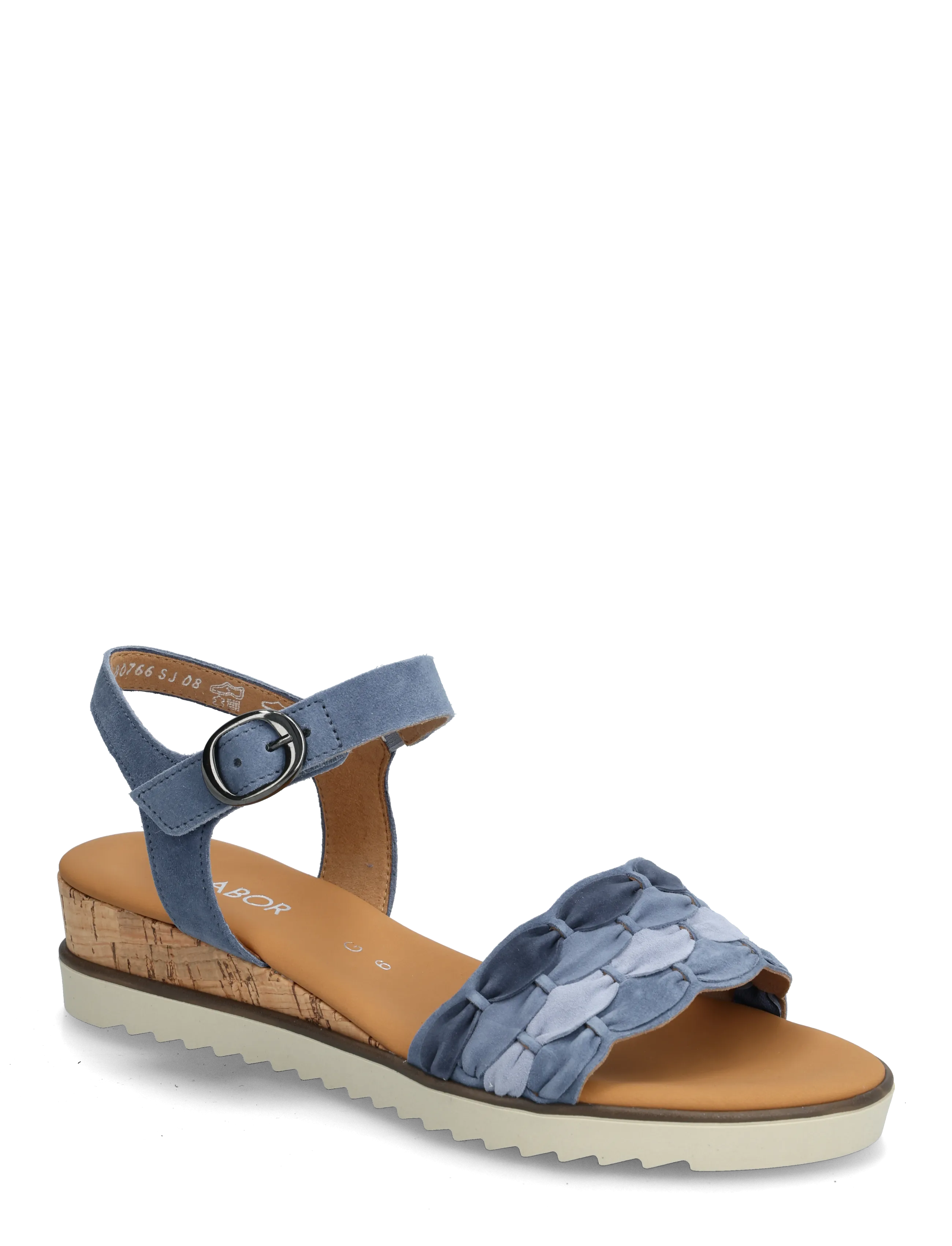 Gabor Wedge Sandal, 37.5, Heels, Blau - Wedges, Frauen