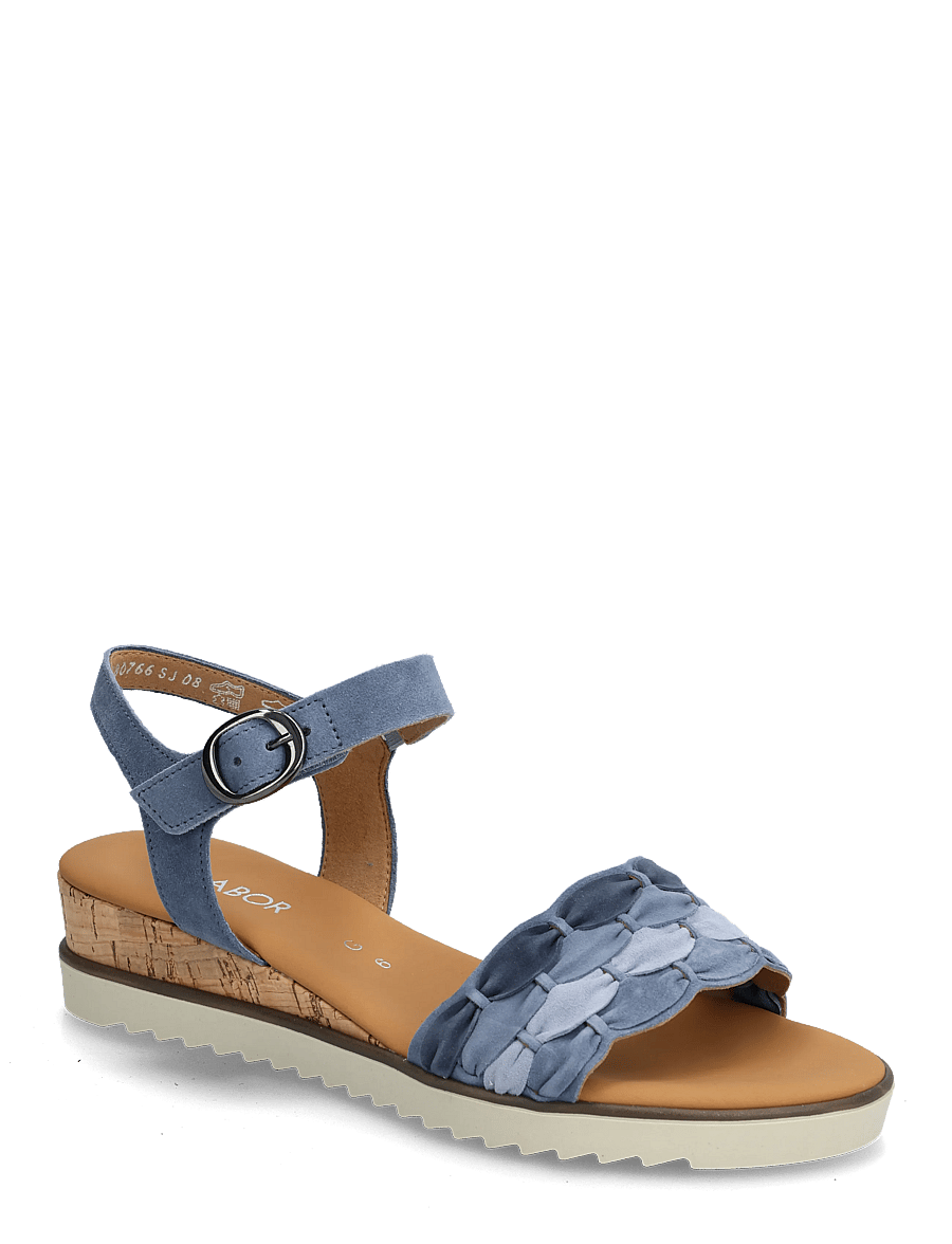 Gabor - Wedge sandal - sandaletten - jeans blue - 0