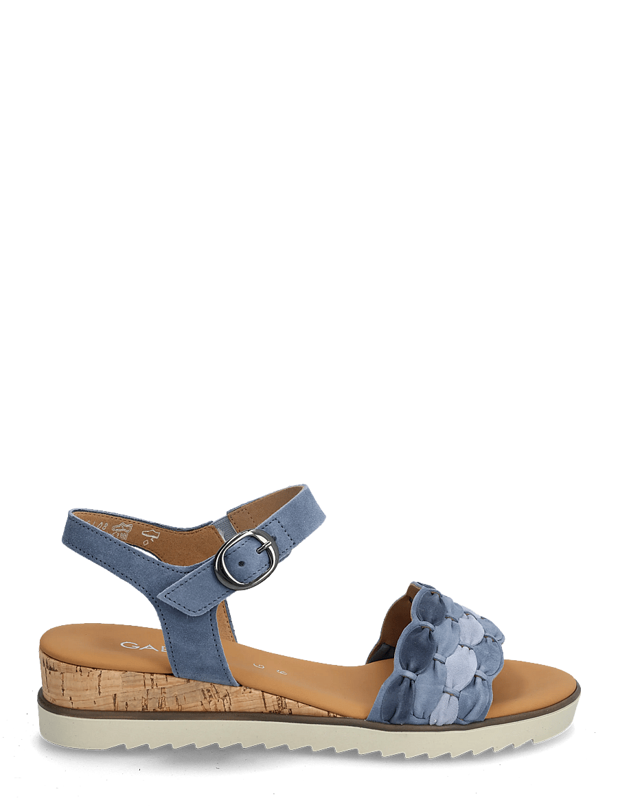 Gabor - Wedge sandal - sandaletten - jeans blue - 1