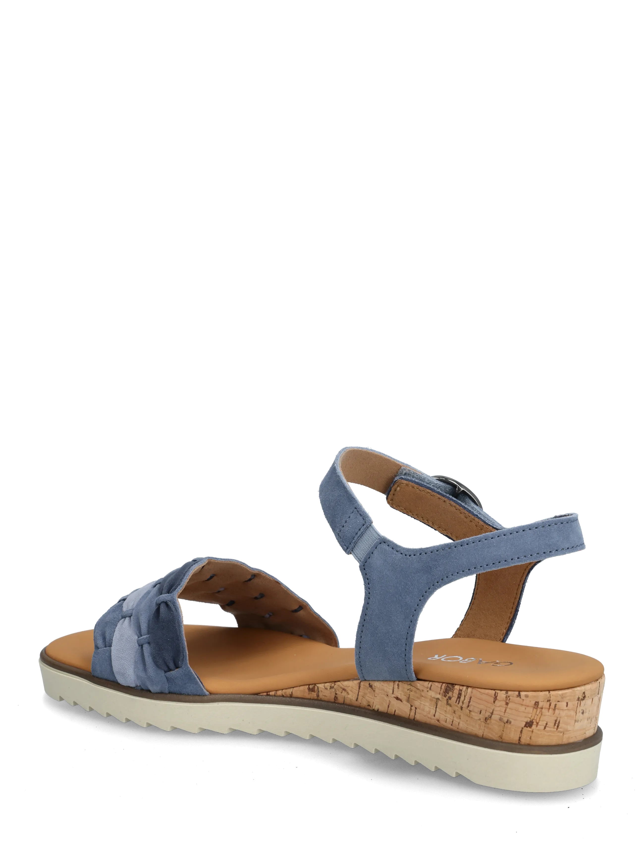 Gabor - Wedge sandal - lahtised kontsakingad - jeans blue - 2