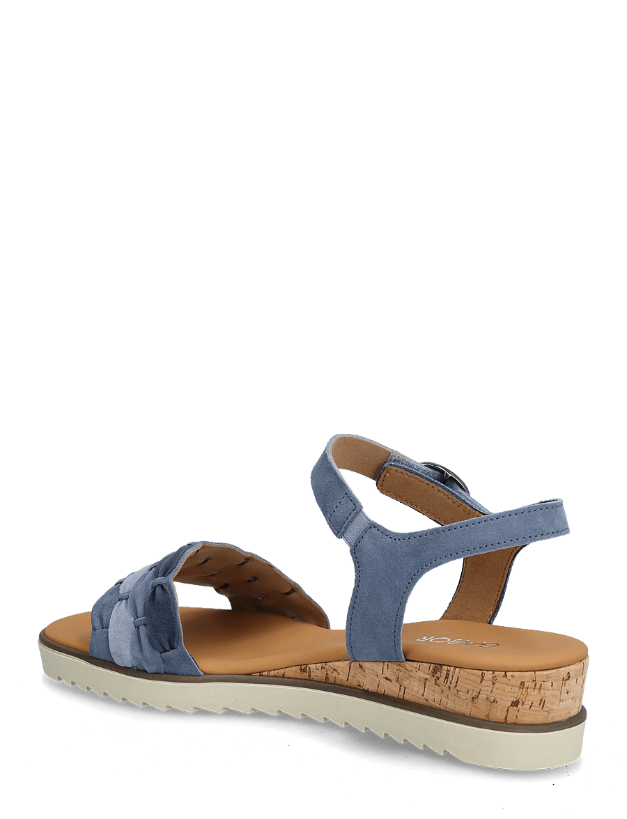 Gabor - Wedge sandal - sandaletten - jeans blue - 2