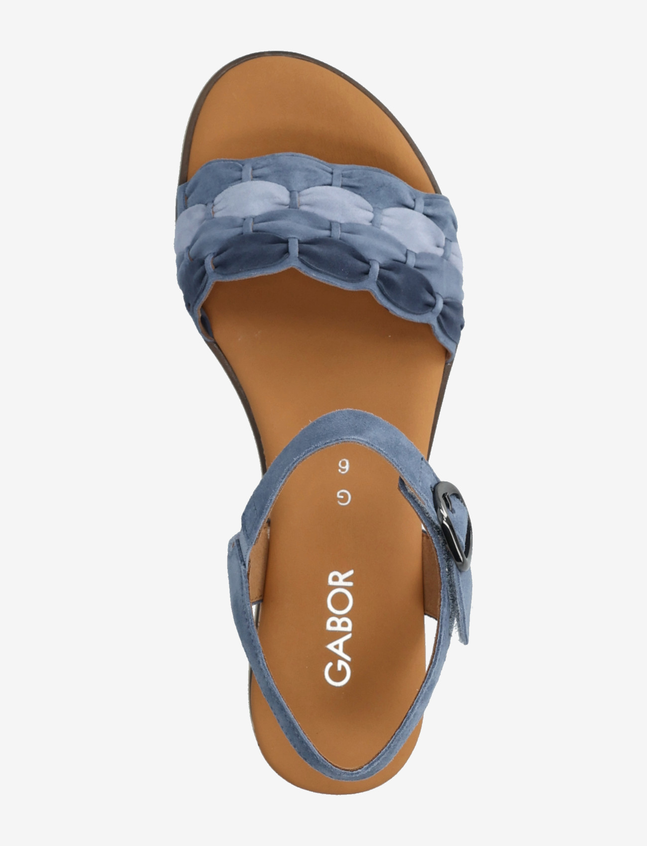 Gabor - Wedge sandal - sandaletit - jeans blue - 3