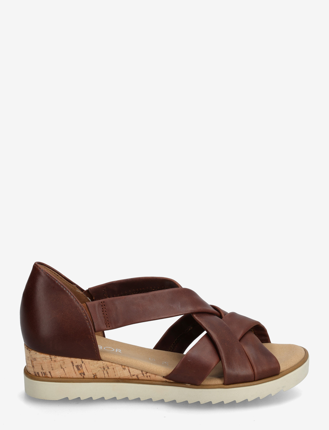 Gabor - Wedge sandal - espadrilles mit absatz - cognac - 1