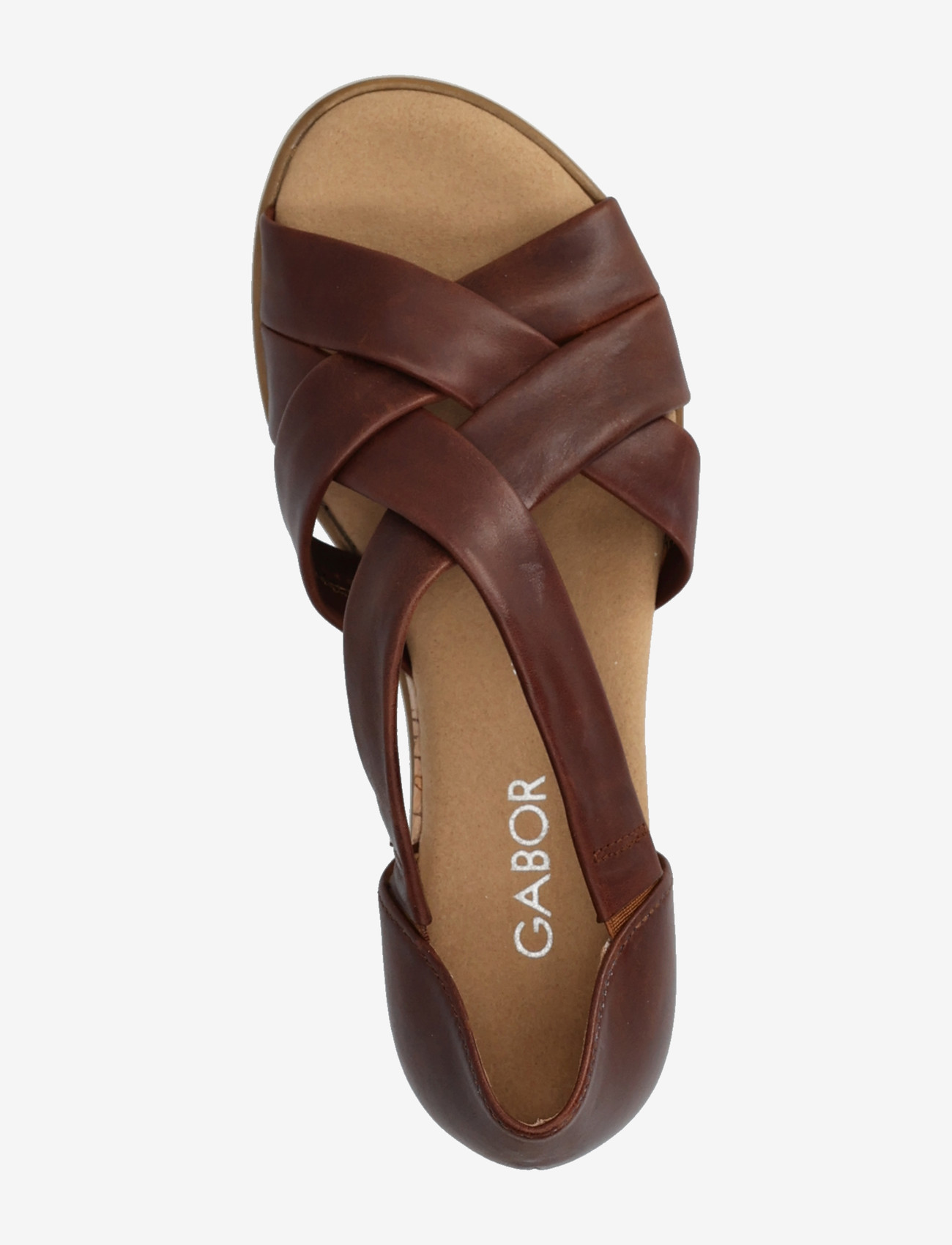 Gabor - Wedge sandal - espadrilles mit absatz - cognac - 3