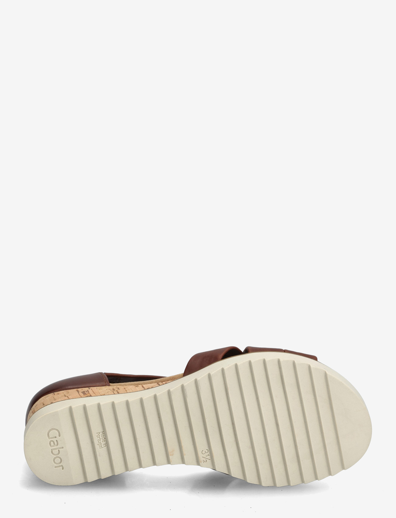 Gabor - Wedge sandal - espadrilles mit absatz - cognac - 4