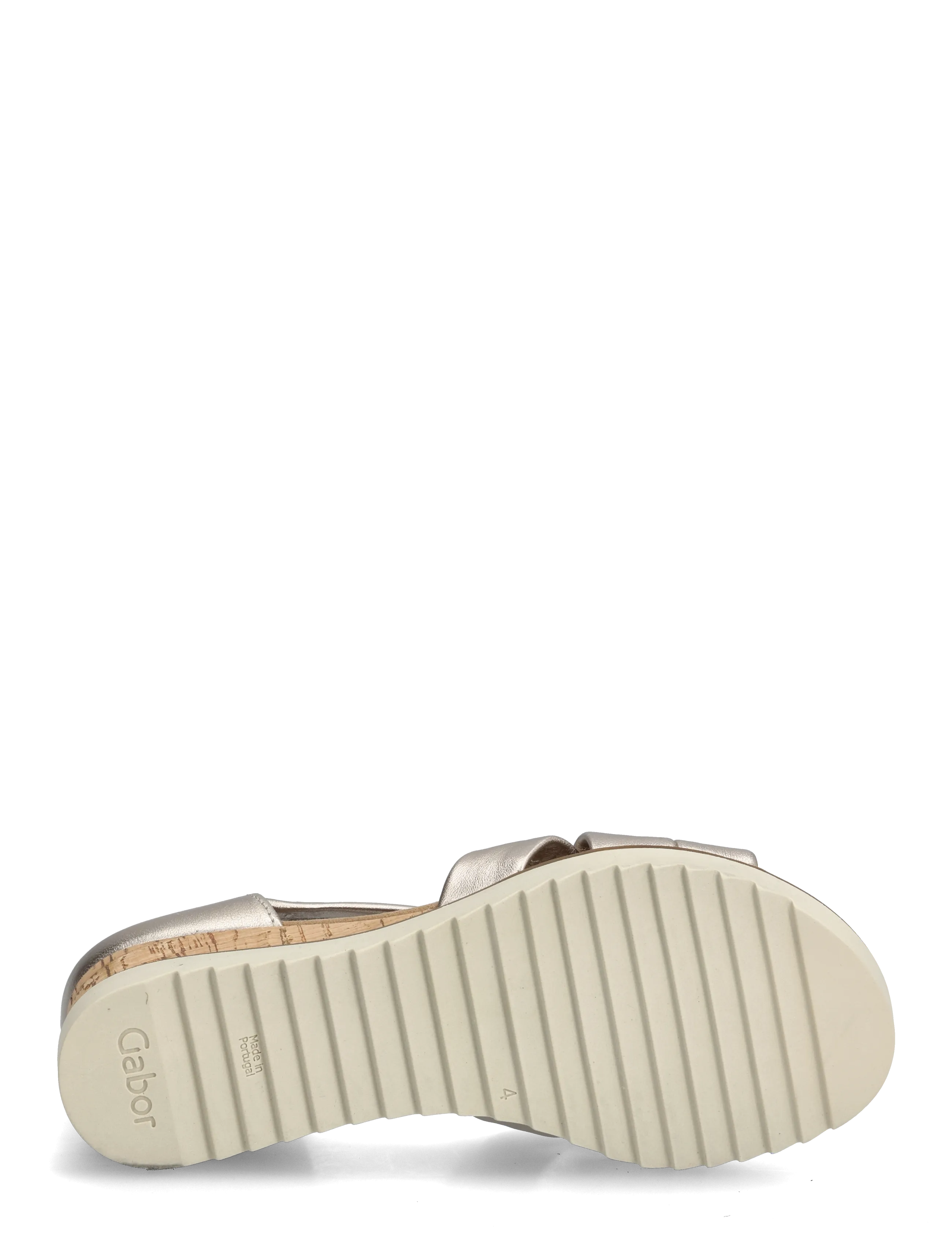 Gabor - Wedge sandal - heeled espadrilles - soft gold - 4