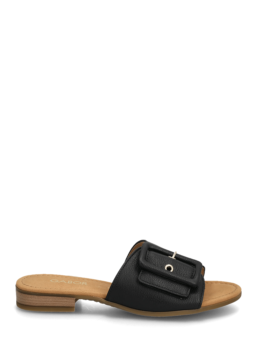 Gabor - Slip-in - flade sandaler - black - 1