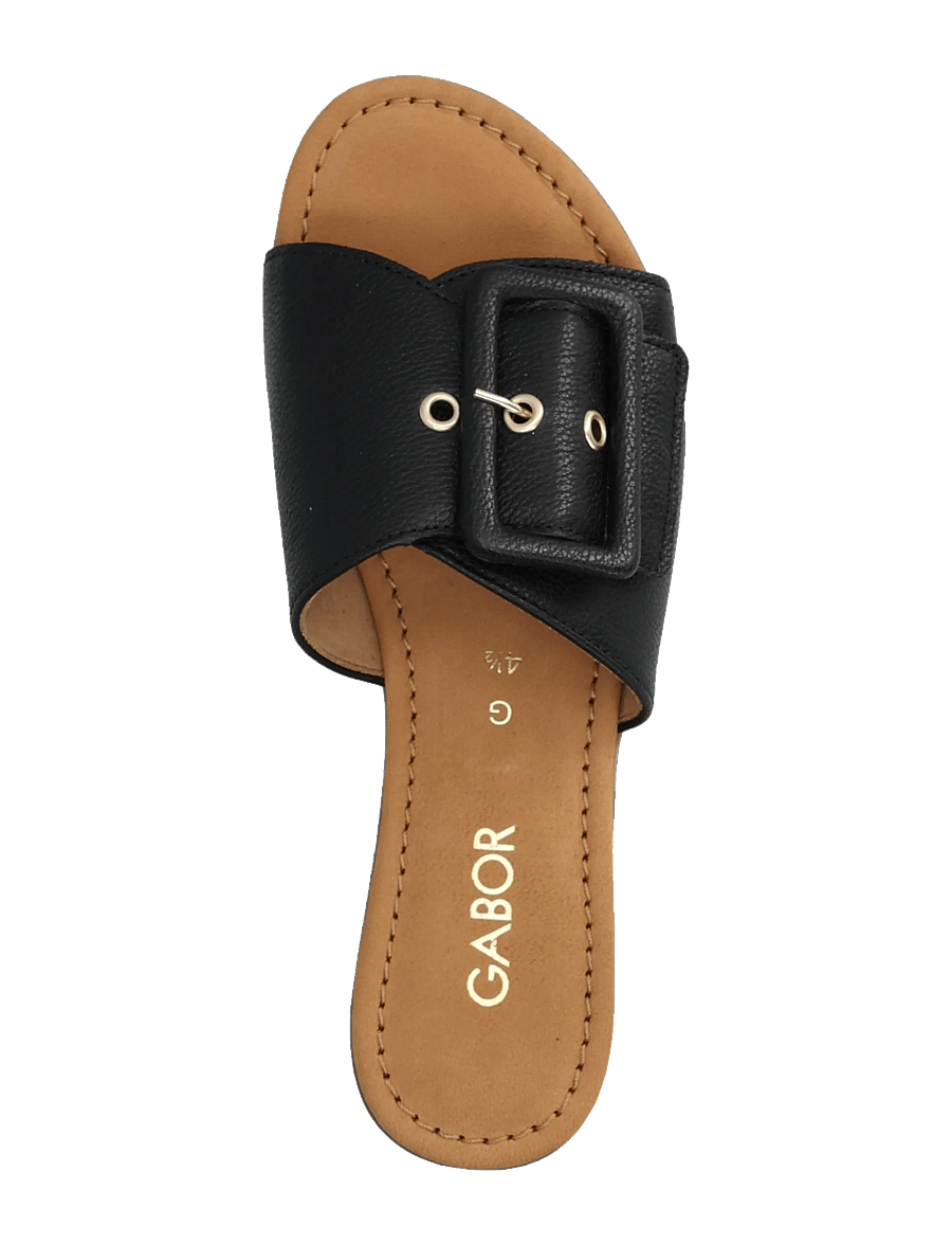 Gabor - Slip-in - flade sandaler - black - 3