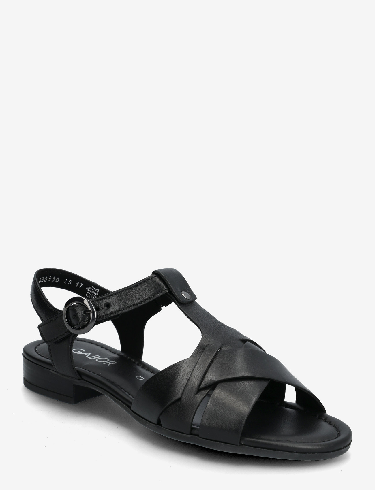 Gabor - Flat sandal - gladiatorsandaler - black - 0