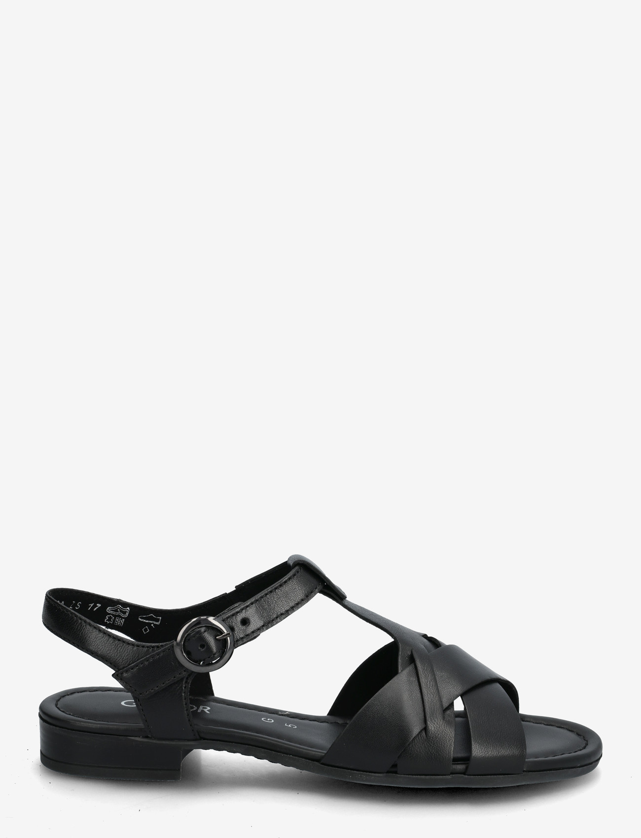 Gabor - Flat sandal - gladiatorsandaler - black - 1