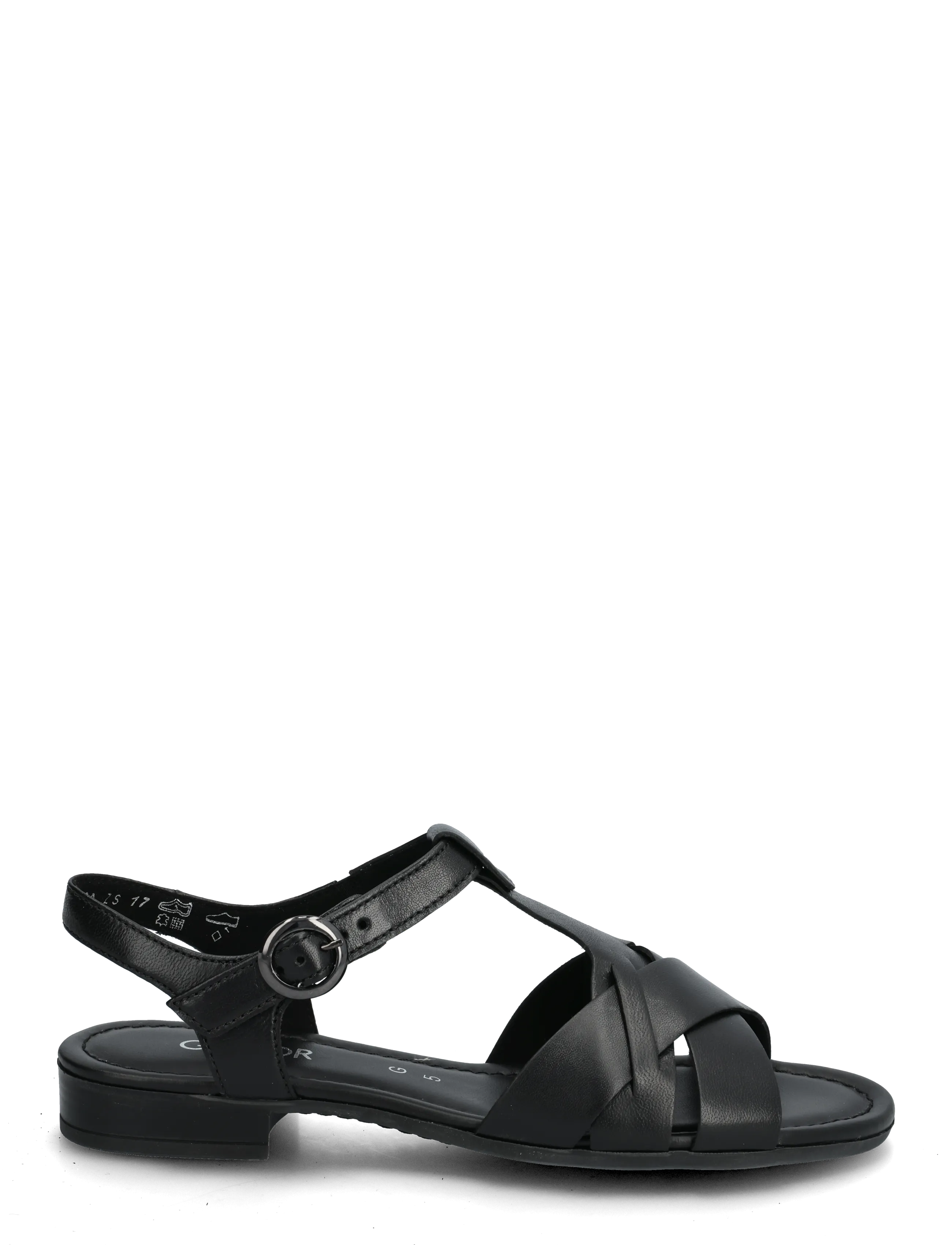 Gabor - Flat sandal - gladiator sandals - black - 1
