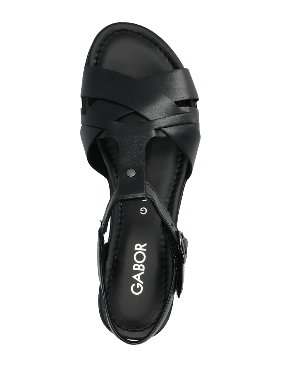 Gabor - Flat sandal - gladiaatori-sandaalid - black - 3