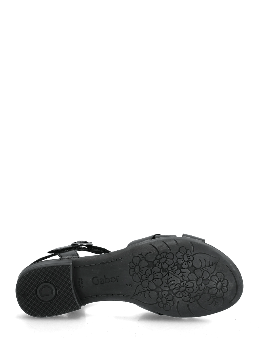 Gabor - Flat sandal - gladiaatori-sandaalid - black - 4