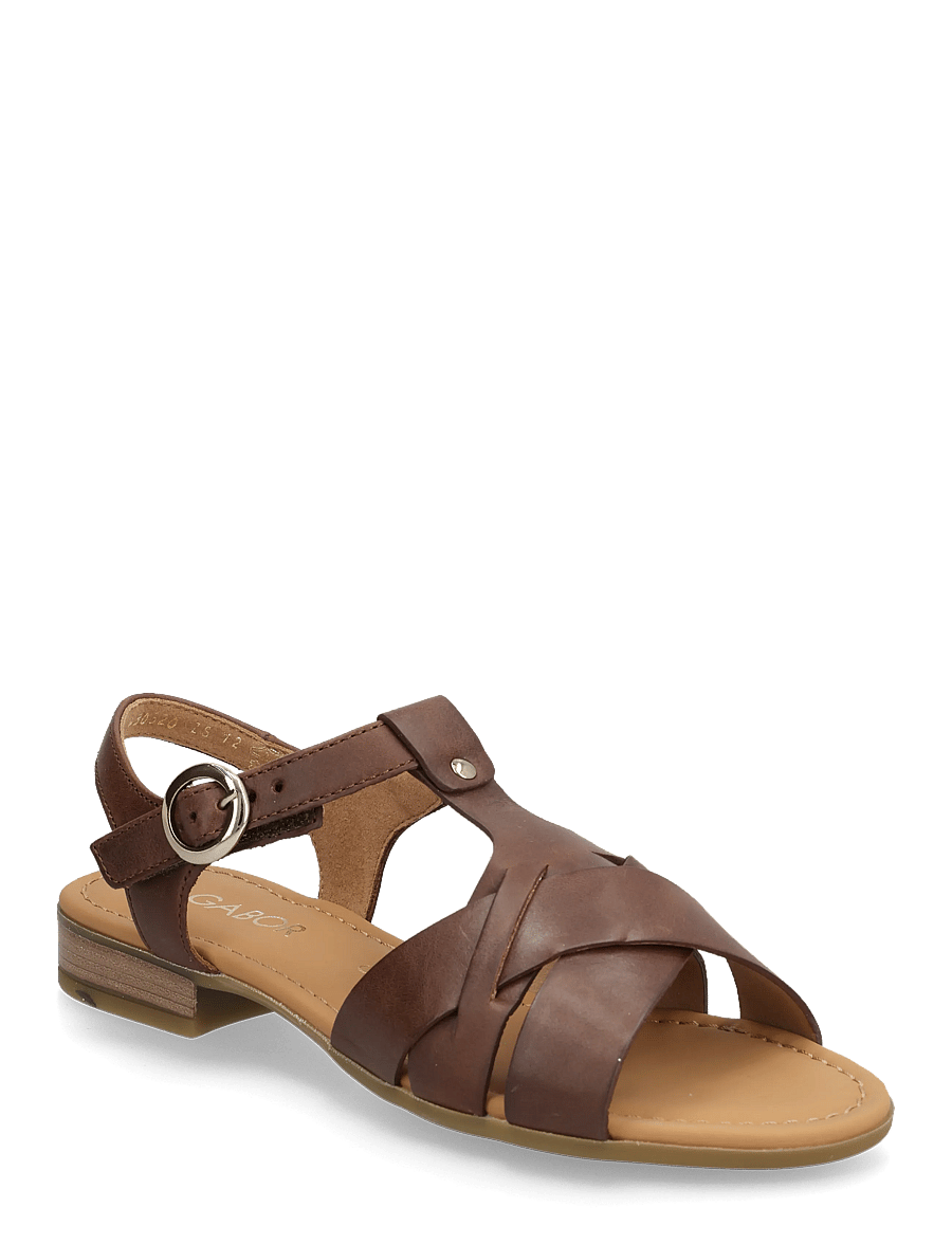 Gabor - Flat sandal - gladiator-sandalen - brown - 0