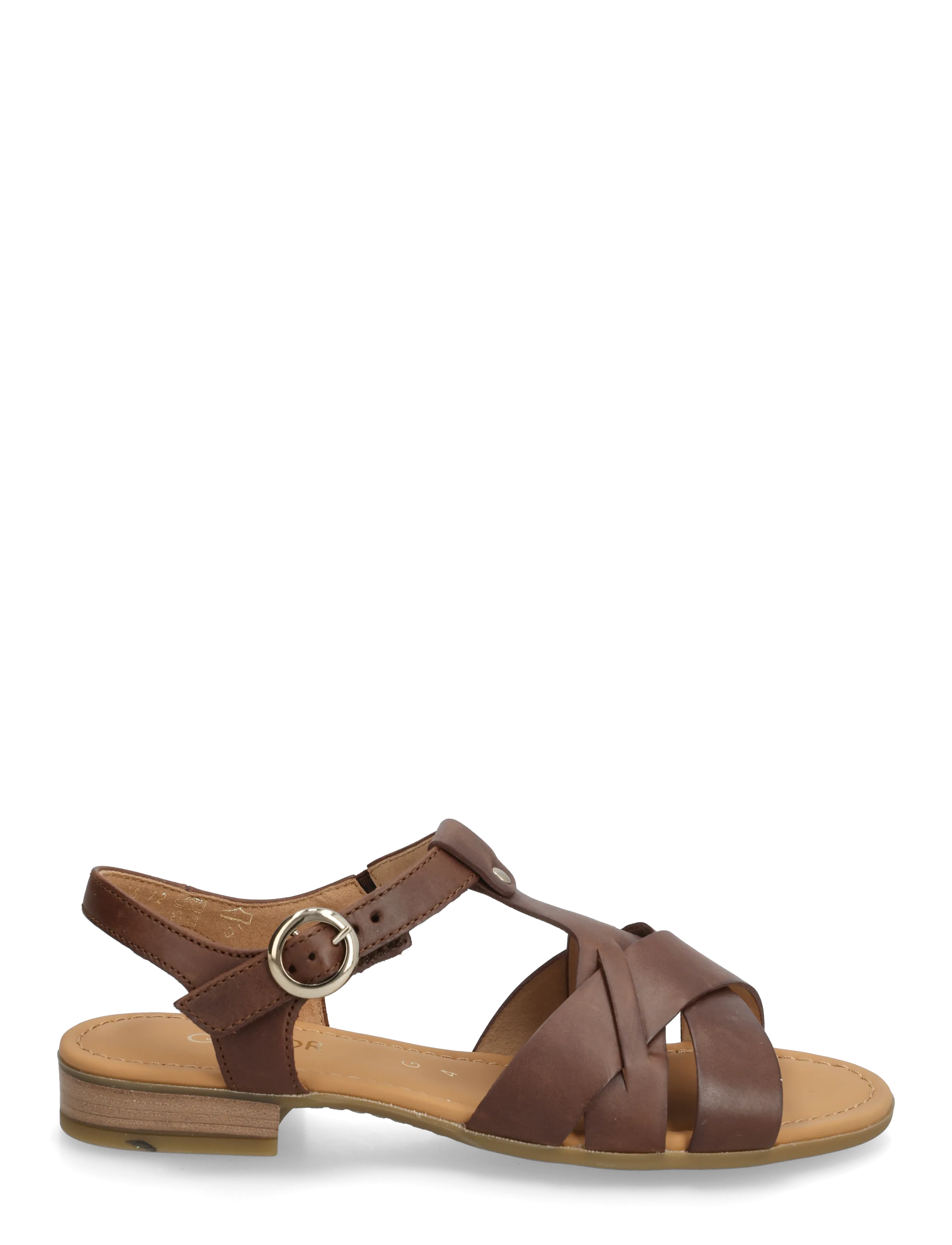 Gabor - Flat sandal - flade sandaler - brown - 1