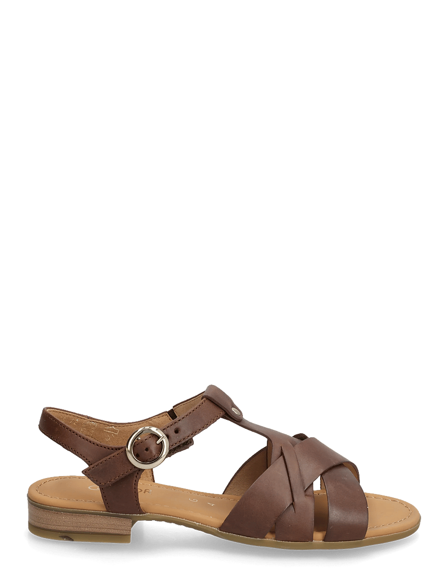 Gabor - Flat sandal - gladiator-sandalen - brown - 1