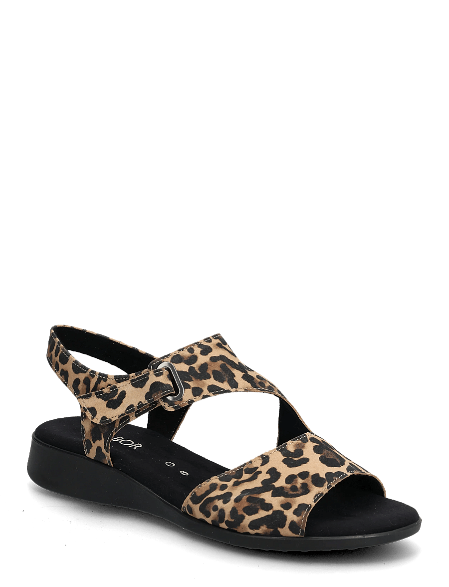 Gabor - Sandal - flade sandaler - leopard - 0