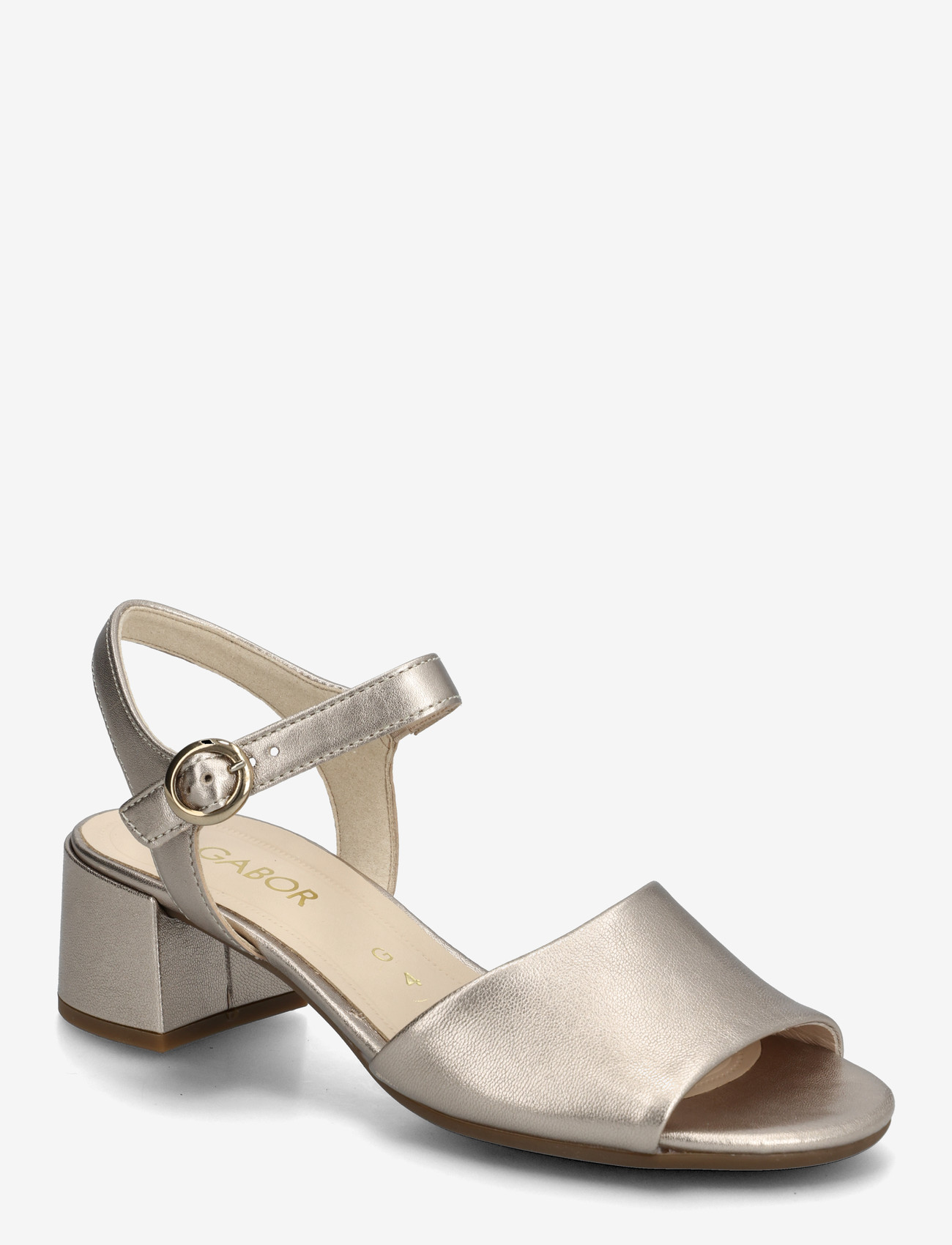 Gabor - Ankle-strap sandal - sandaletten - soft gold - 0
