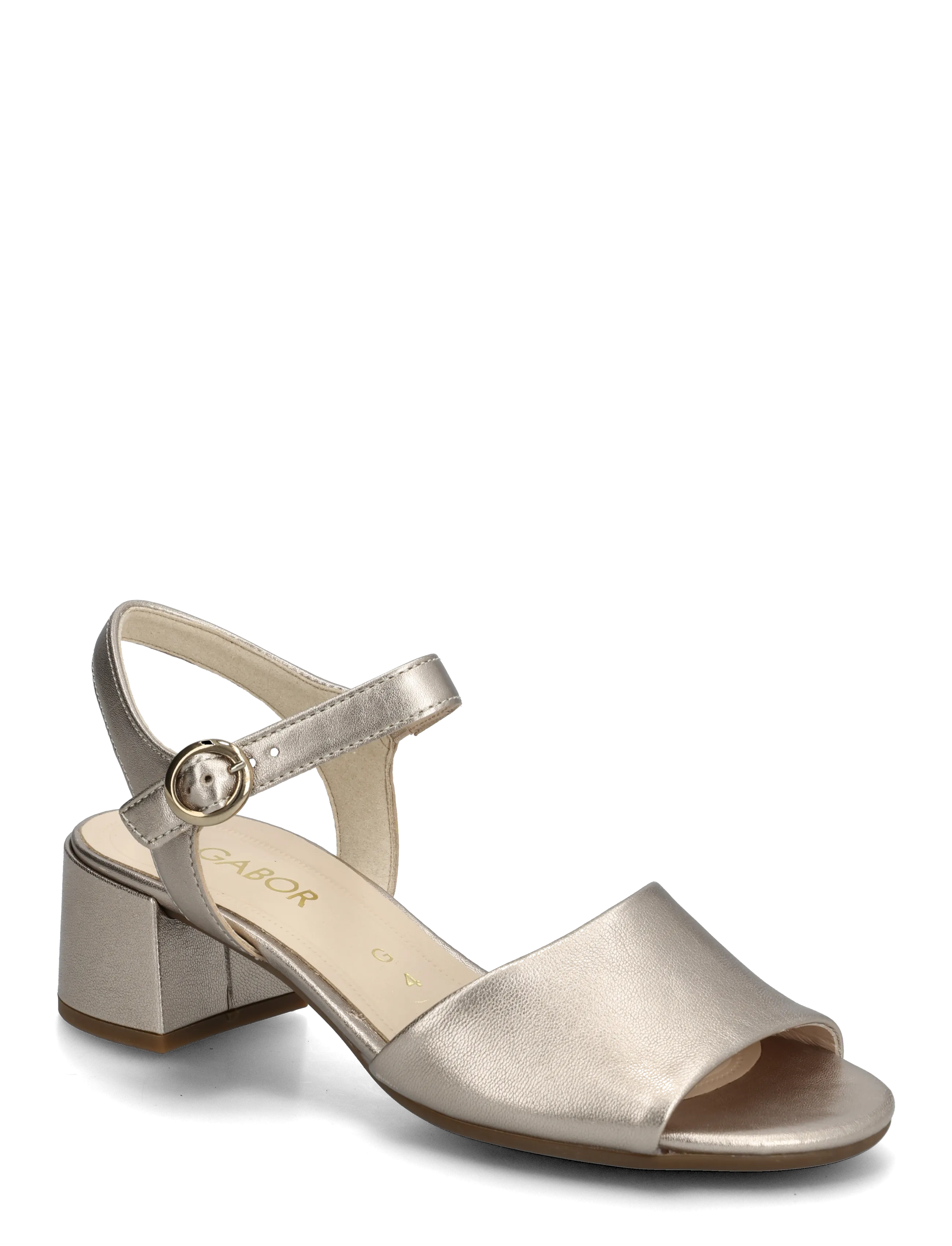 Gabor Ankle-strap sandal - Modetrends - SOFT GOLD / silver