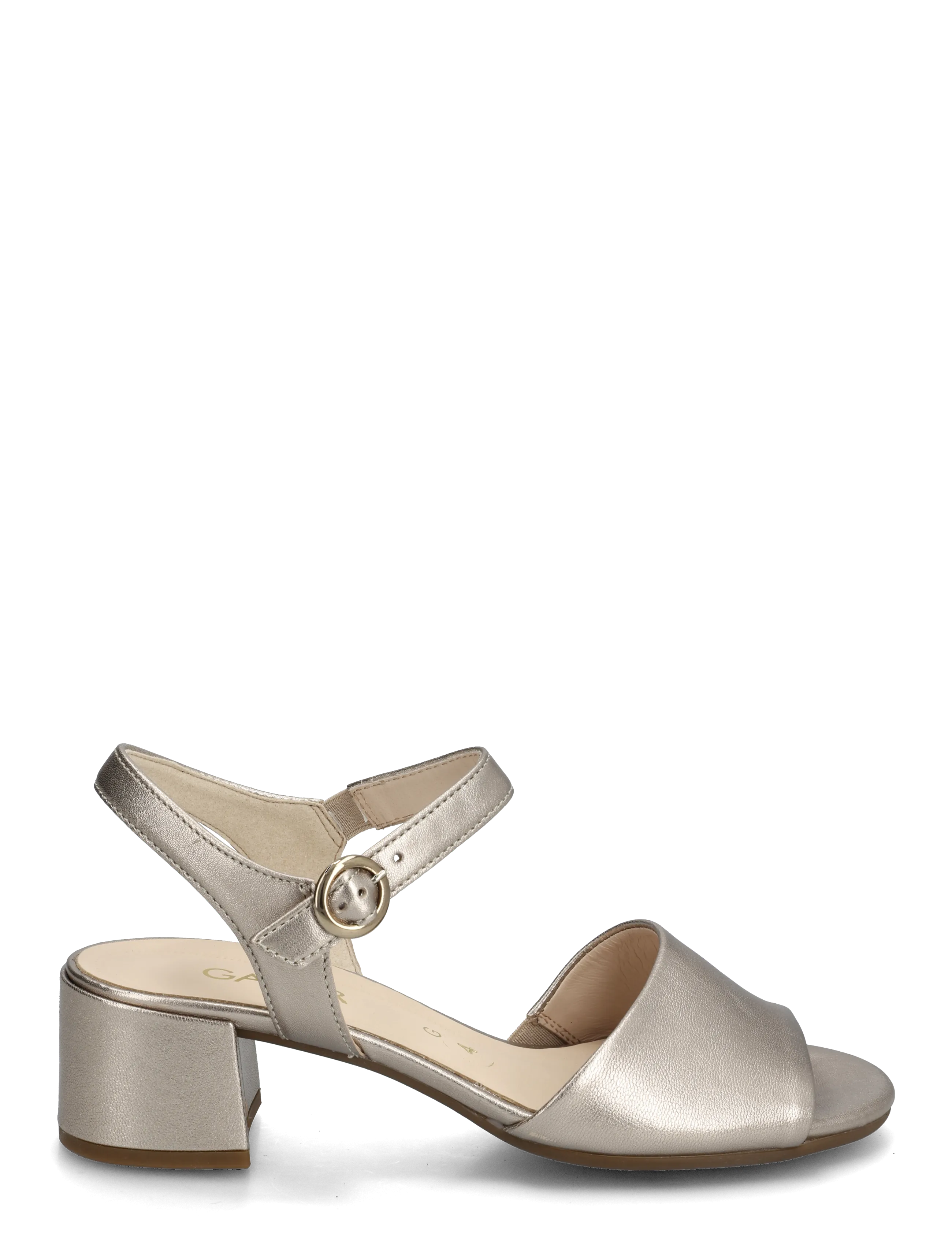 Gabor - Ankle-strap sandal - sandaletten - soft gold - 1