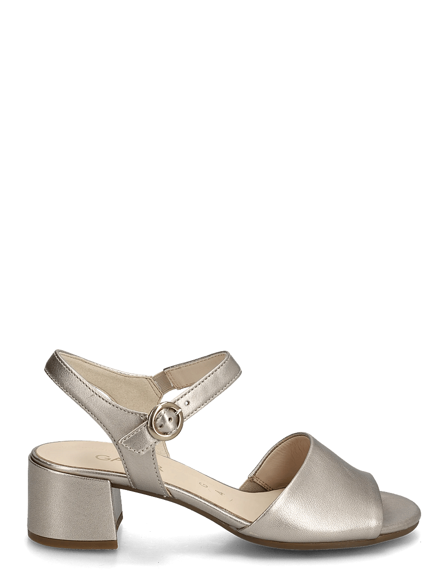Gabor - Ankle-strap sandal - kontsaga sandaalid - soft gold - 1