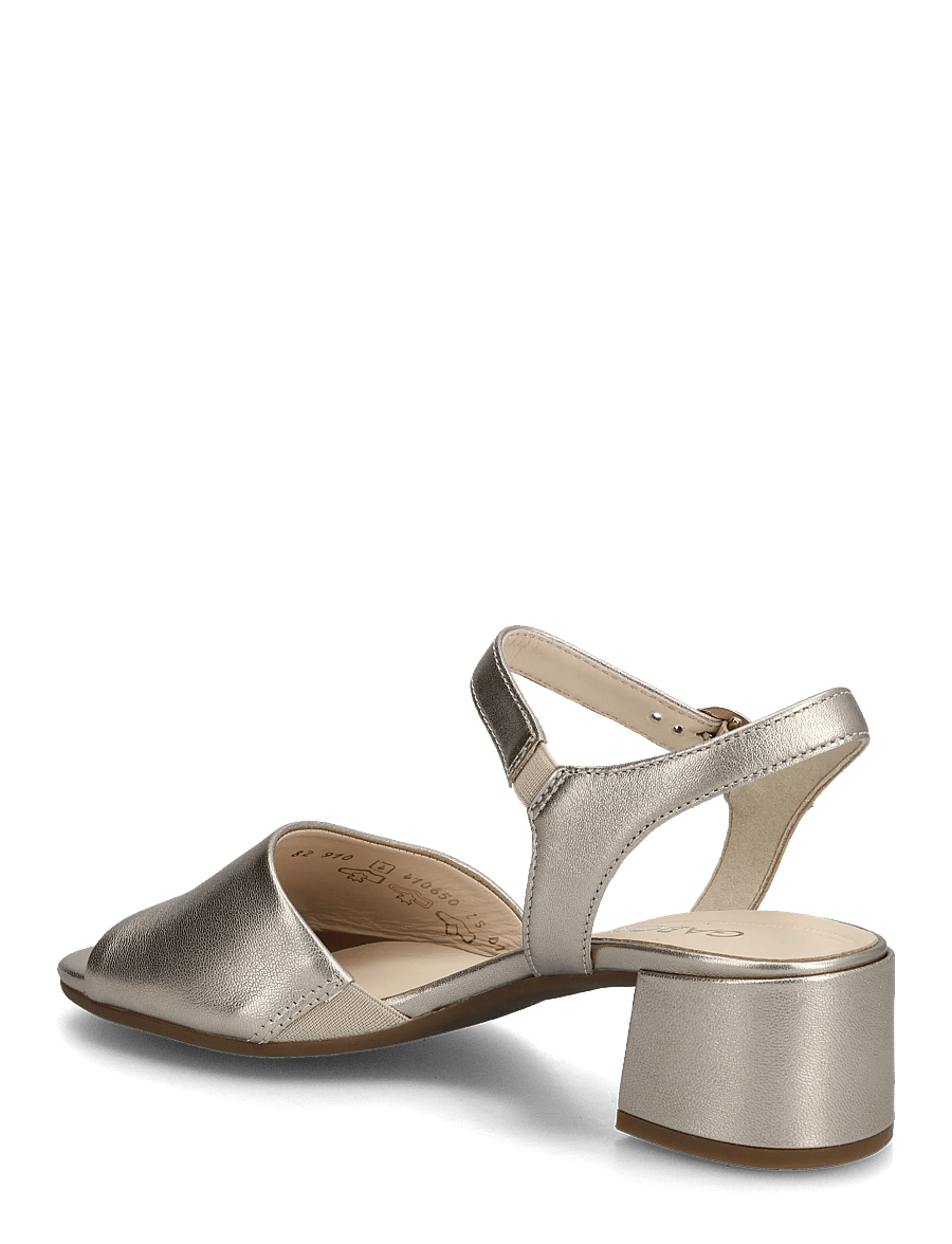 Gabor - Ankle-strap sandal - kontsaga sandaalid - soft gold - 2