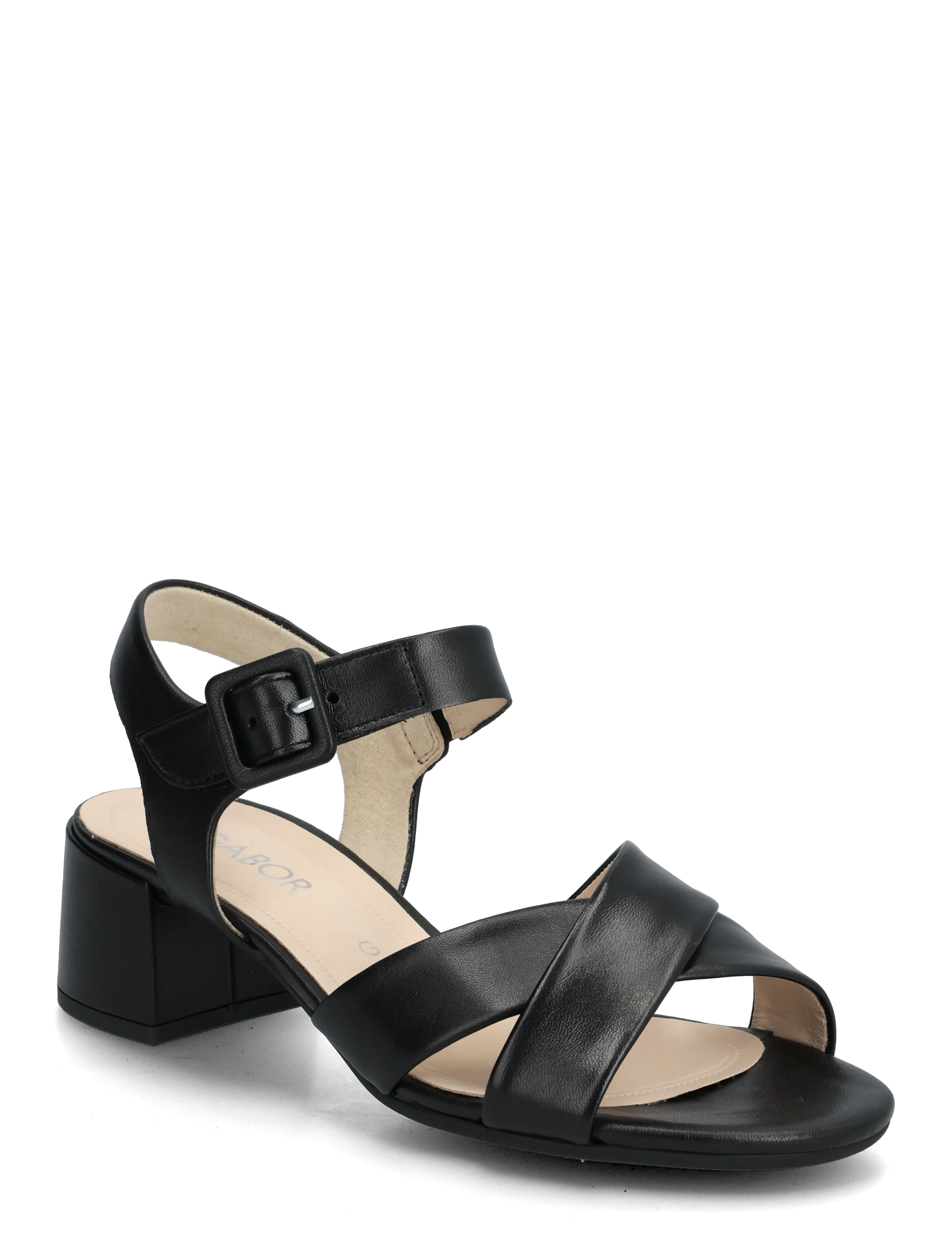Gabor Ankle-strap sandal - Sko - BLACK / black