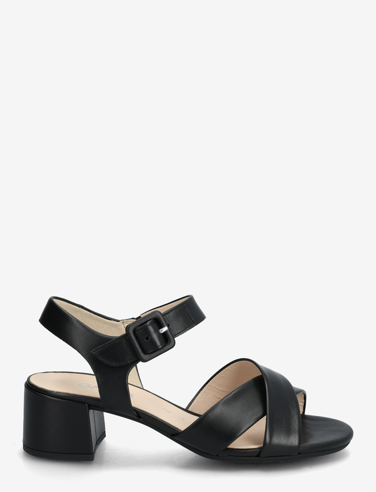 Gabor - Ankle-strap sandal - sandaler med hæl - black - 1