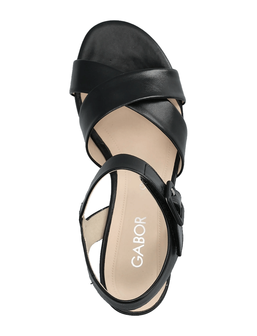 Gabor - Ankle-strap sandal - sandaler med hæl - black - 3