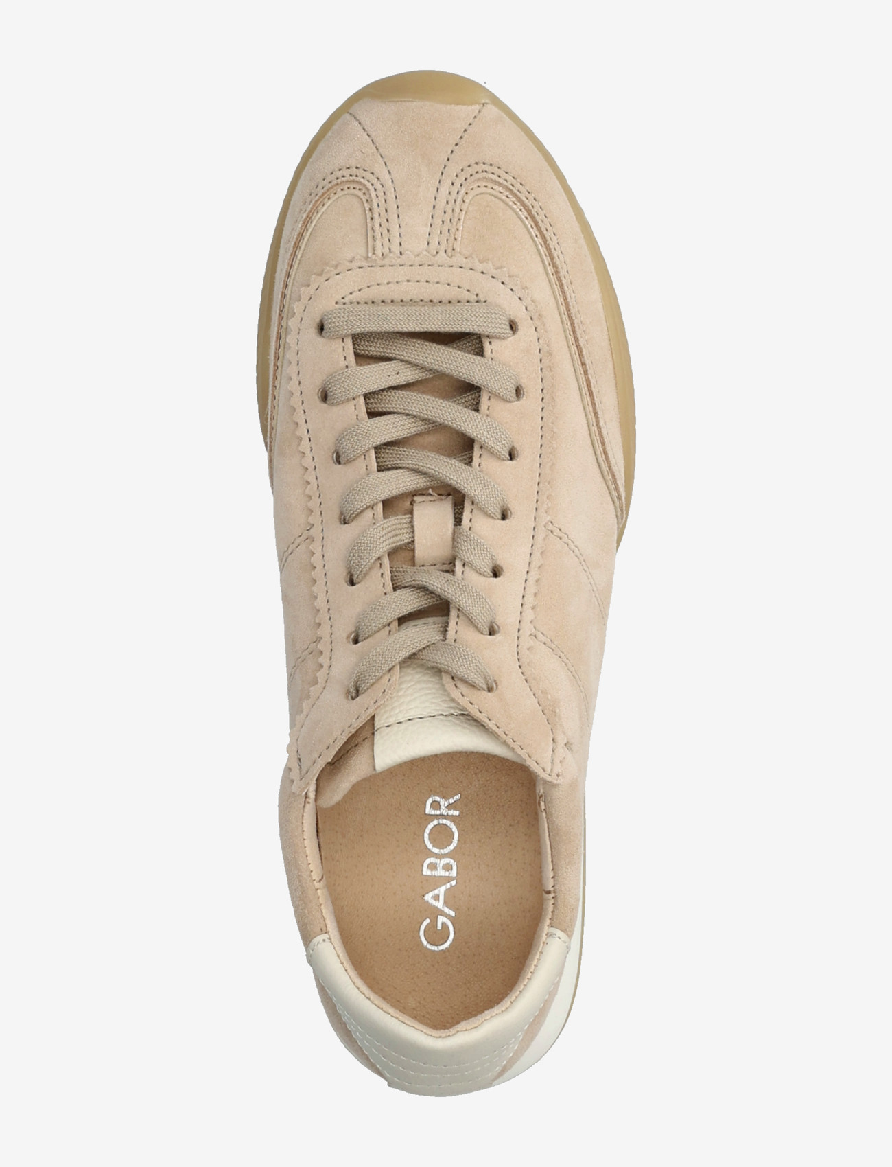 Gabor - Sneaker - lágir strigaskór - sand, cream - 3