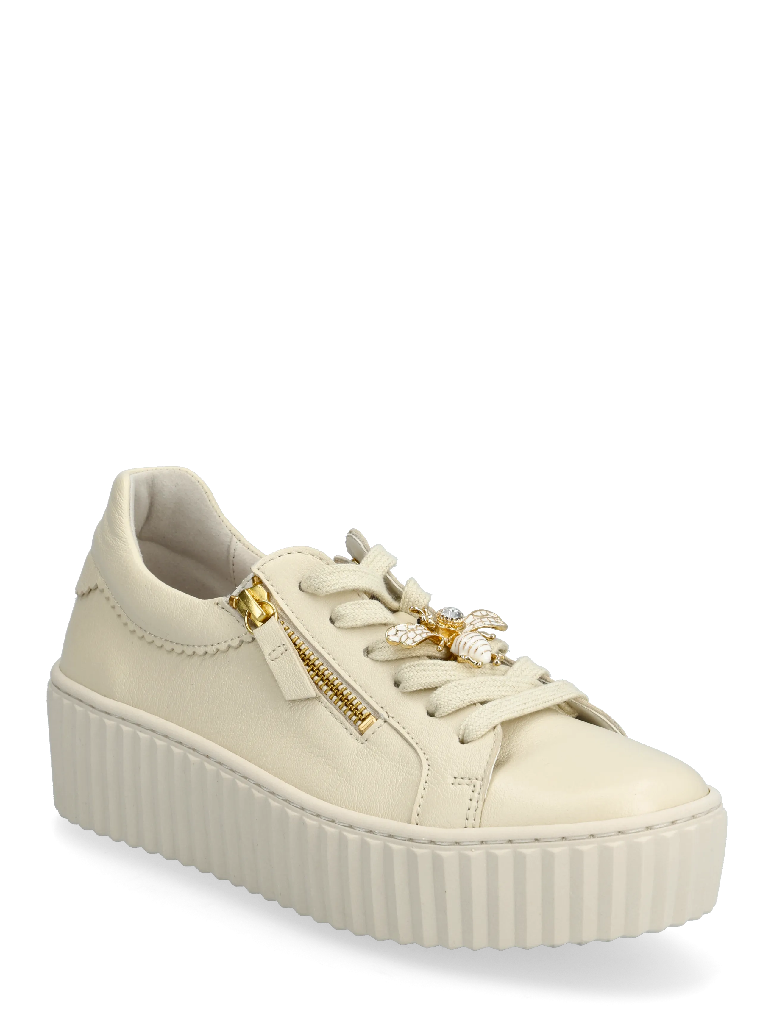 Gabor Sneaker, 41, Cream, Sneakers > Sneakers Med Lav Top, Dame