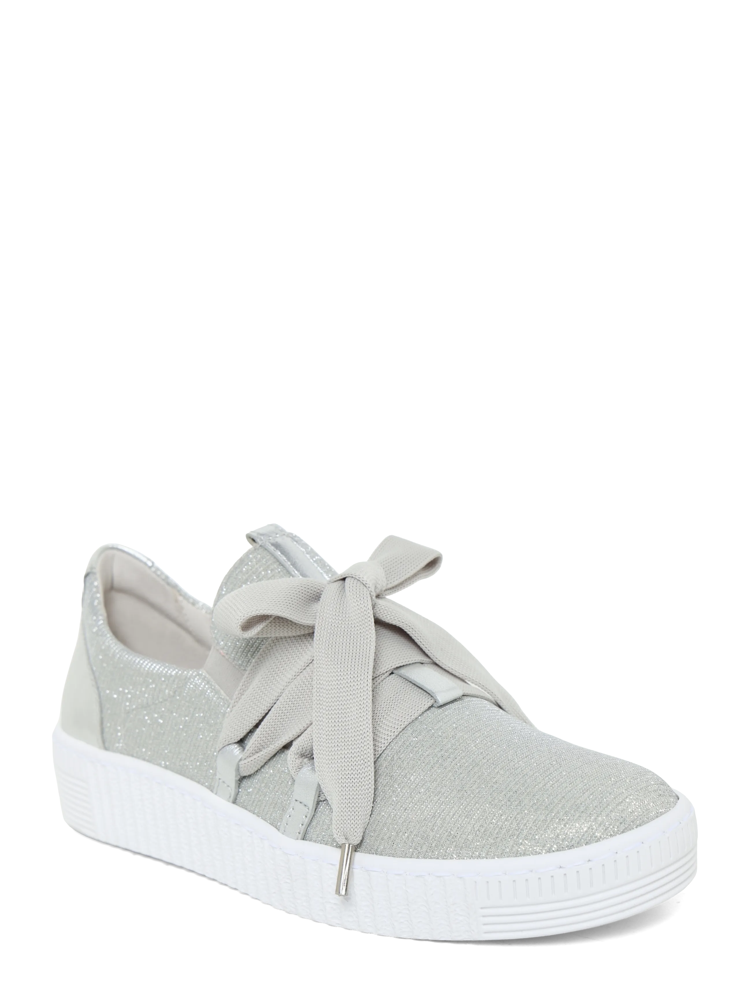 Gabor Sneaker loafer - Laisvalaikio batai žemu aulu - SHINY SILVER / silver