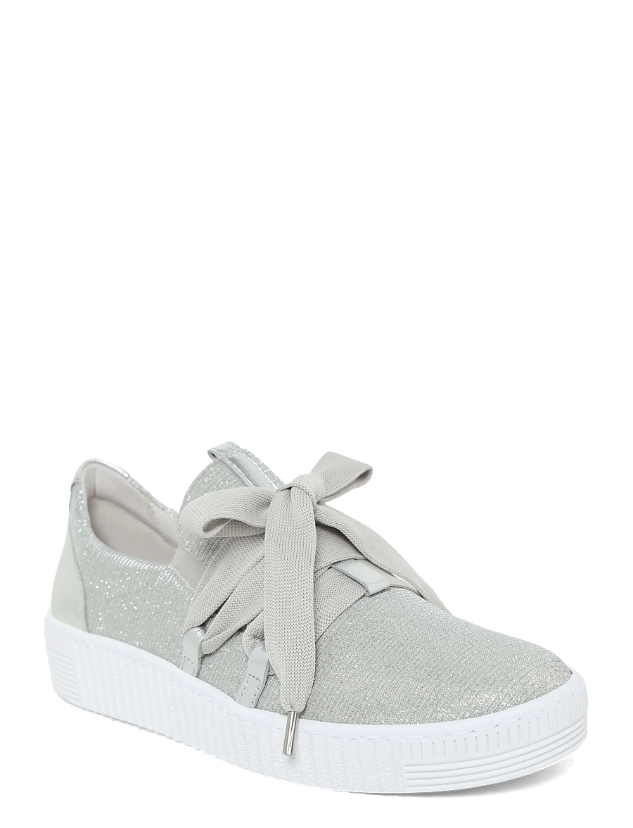 Gabor - Sneaker loafer - niedrige sneaker - shiny silver - 0