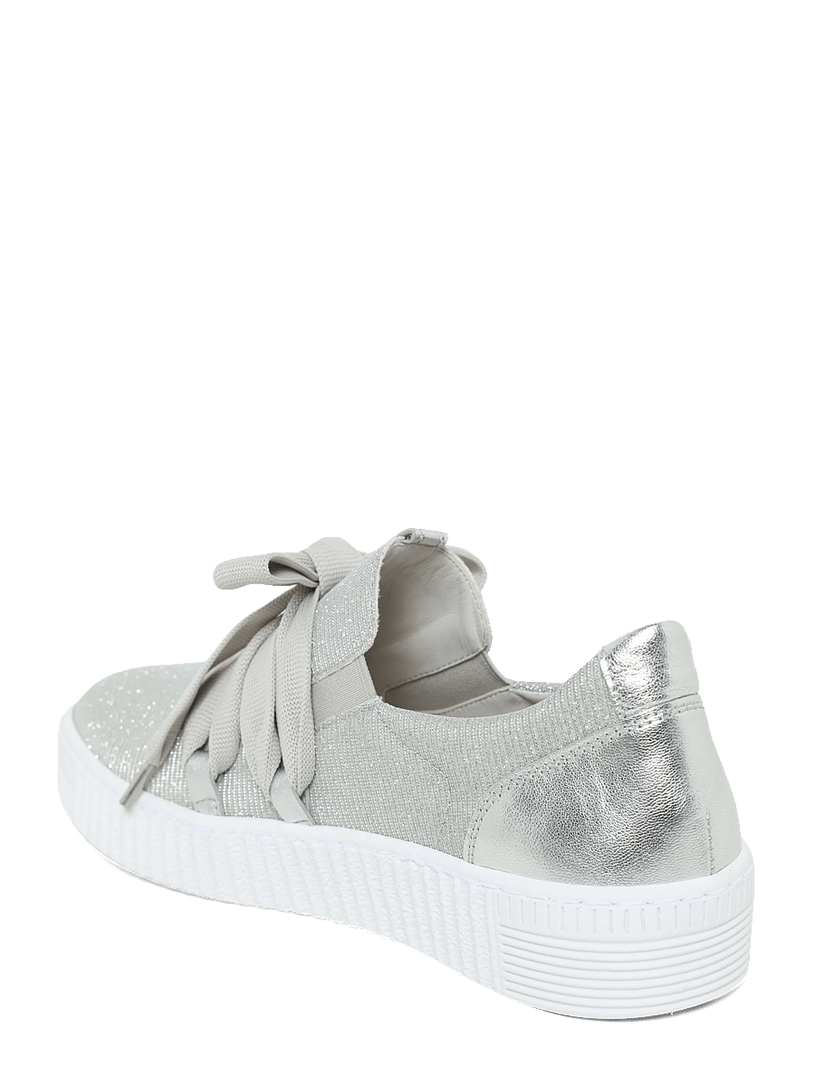 Gabor - Sneaker loafer - niedrige sneaker - shiny silver - 1