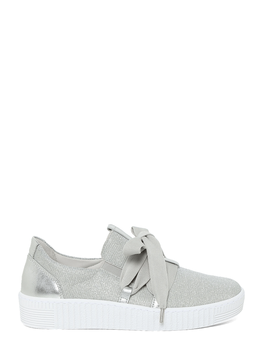 Gabor - Sneaker loafer - niedrige sneaker - shiny silver - 2