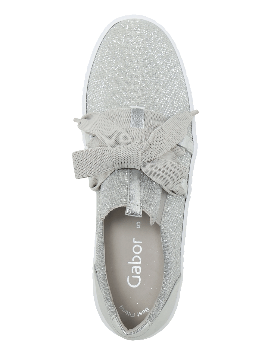 Gabor - Sneaker loafer - niedrige sneaker - shiny silver - 3
