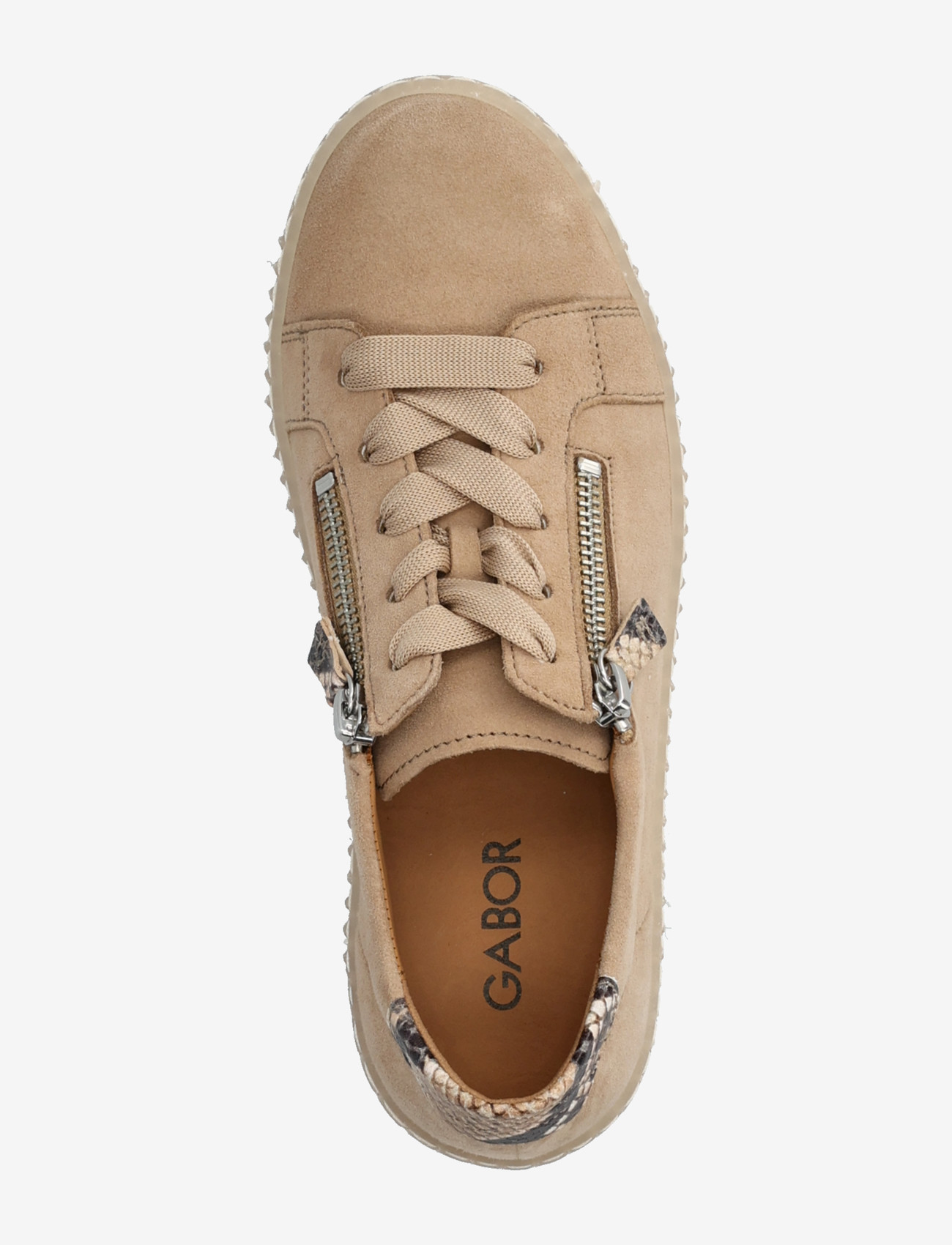 Gabor - Sneaker - lave sneakers - sand, beige snake - 3