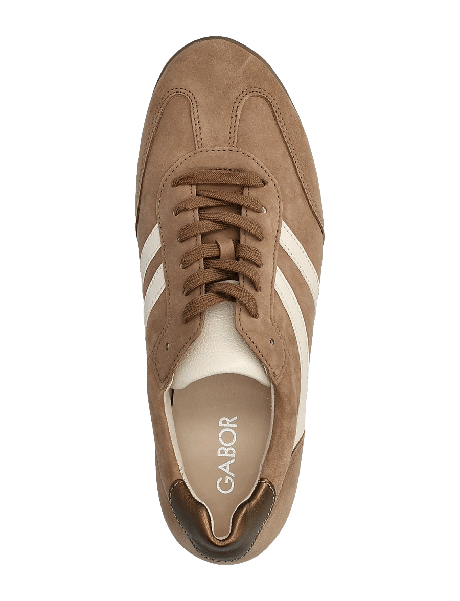 Gabor - Sneaker - niedrige sneaker - cognac, cream - 3