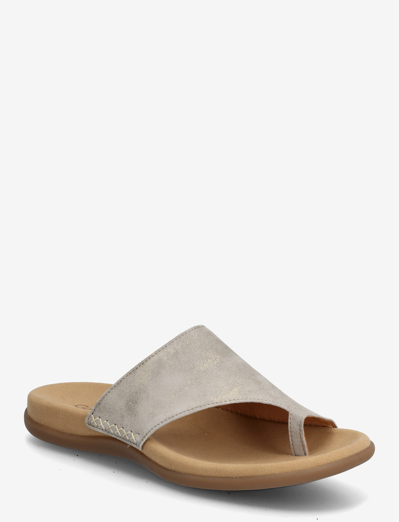 Gabor - Slip-in - varvassandaalit - shiny taupe - 0