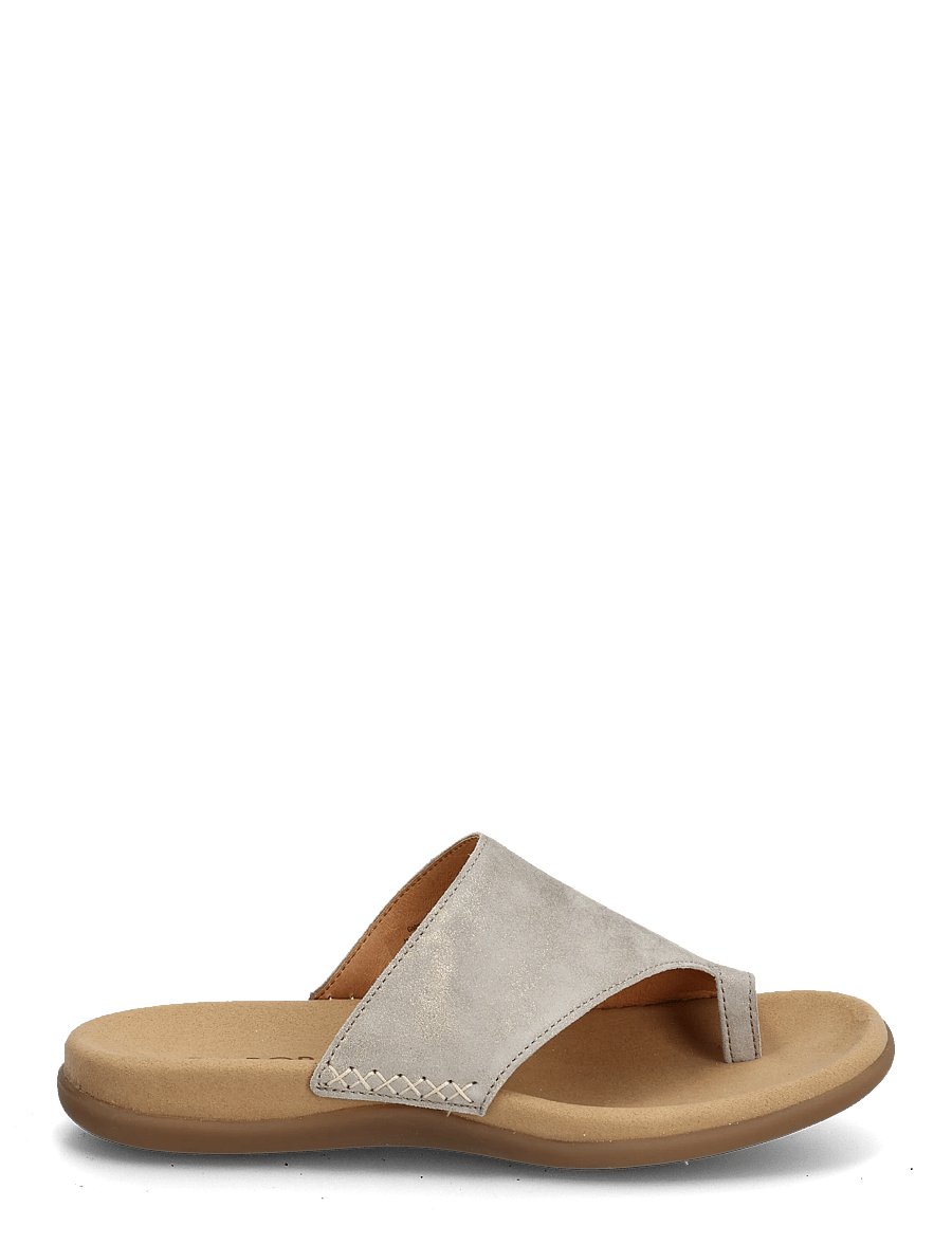 Gabor - Slip-in - flade sandaler - shiny taupe - 1