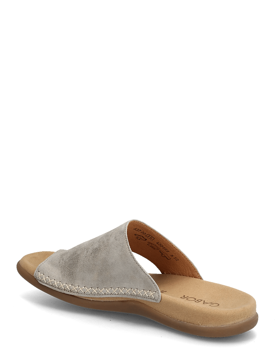 Gabor - Slip-in - flade sandaler - shiny taupe - 2