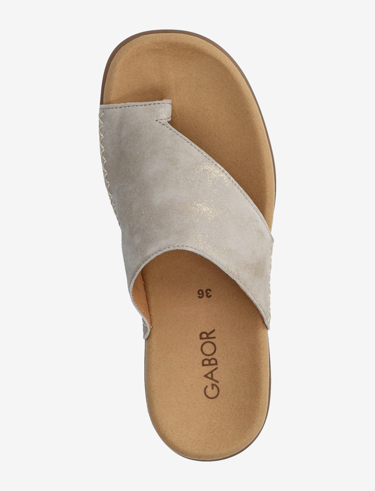 Gabor - Slip-in - varvassandaalit - shiny taupe - 3